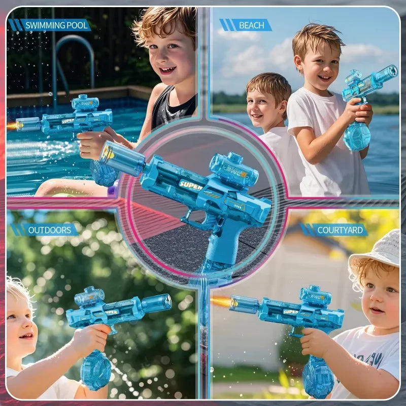 Led Light Emitting Electric Water Gun