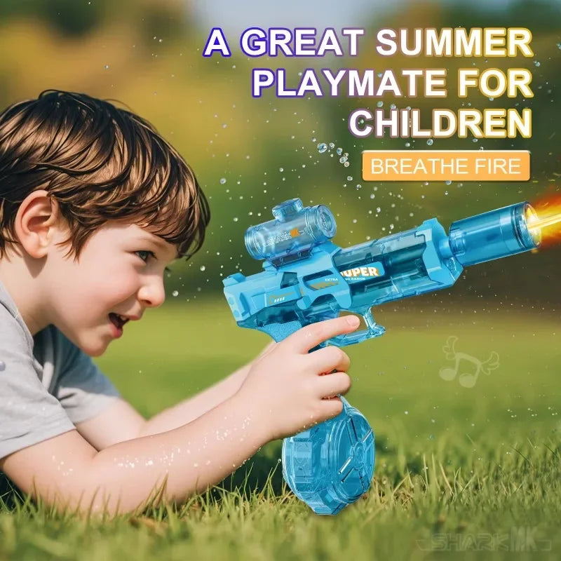 Led Light Emitting Electric Water Gun