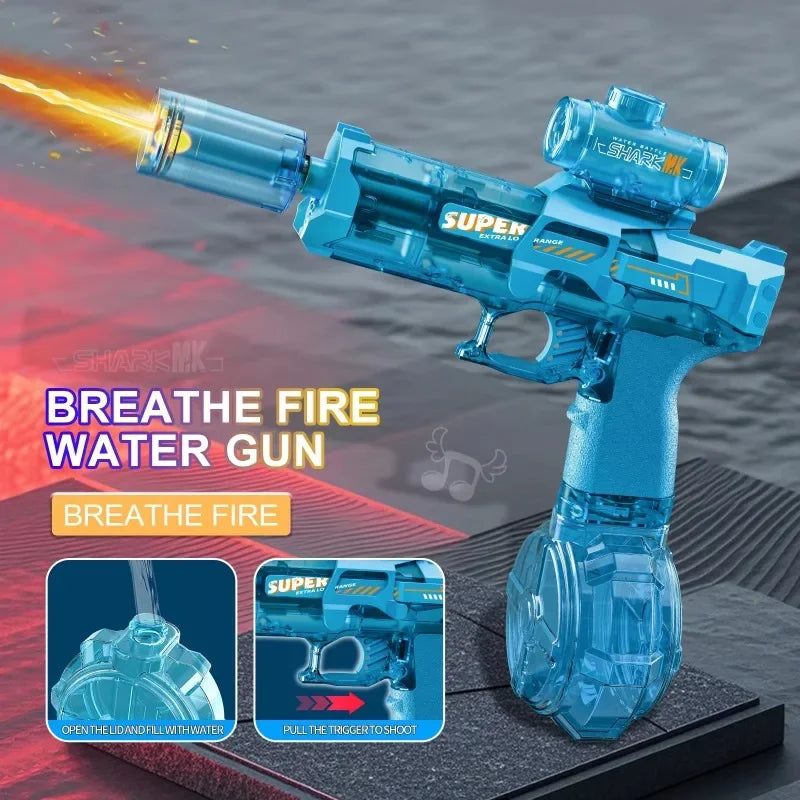 Led Light Emitting Electric Water Gun