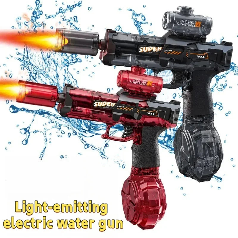 Led Light Emitting Electric Water Gun