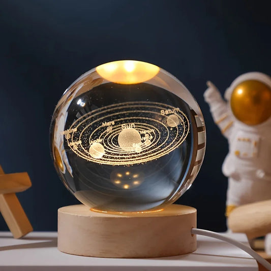 USB 3D Crystal Ball LED