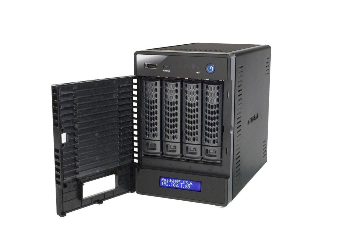 Netgear ReadyNAS 104 (4xHDD, 1.2GHz, 512MB, 3xUSB, 2xLAN)