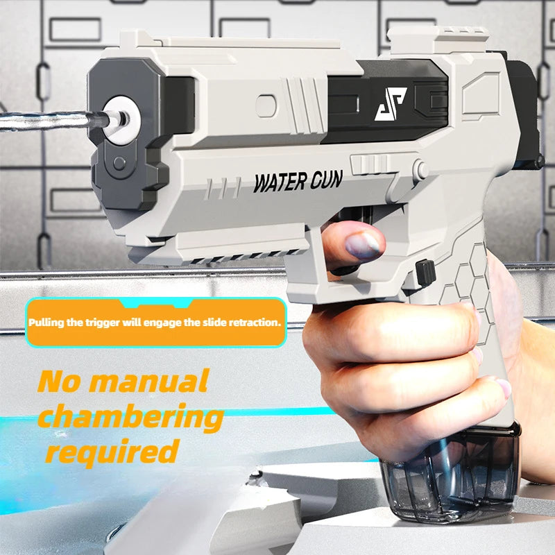 Water Battle Water Gun Manual Burst Water Gun Funny Pistol Toy for Summer Outdoor Beach Water Play Kids Pool Toys Boys Gifts