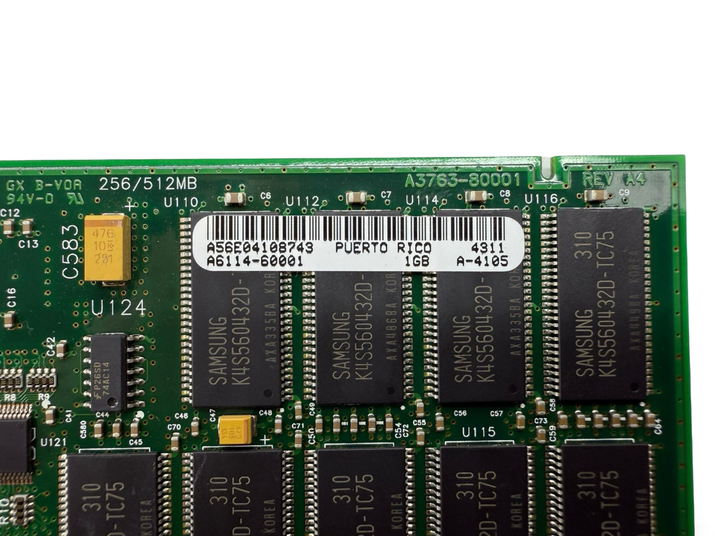 DRAM A6114-60001 1024 MB ECC HIGH DENSITY